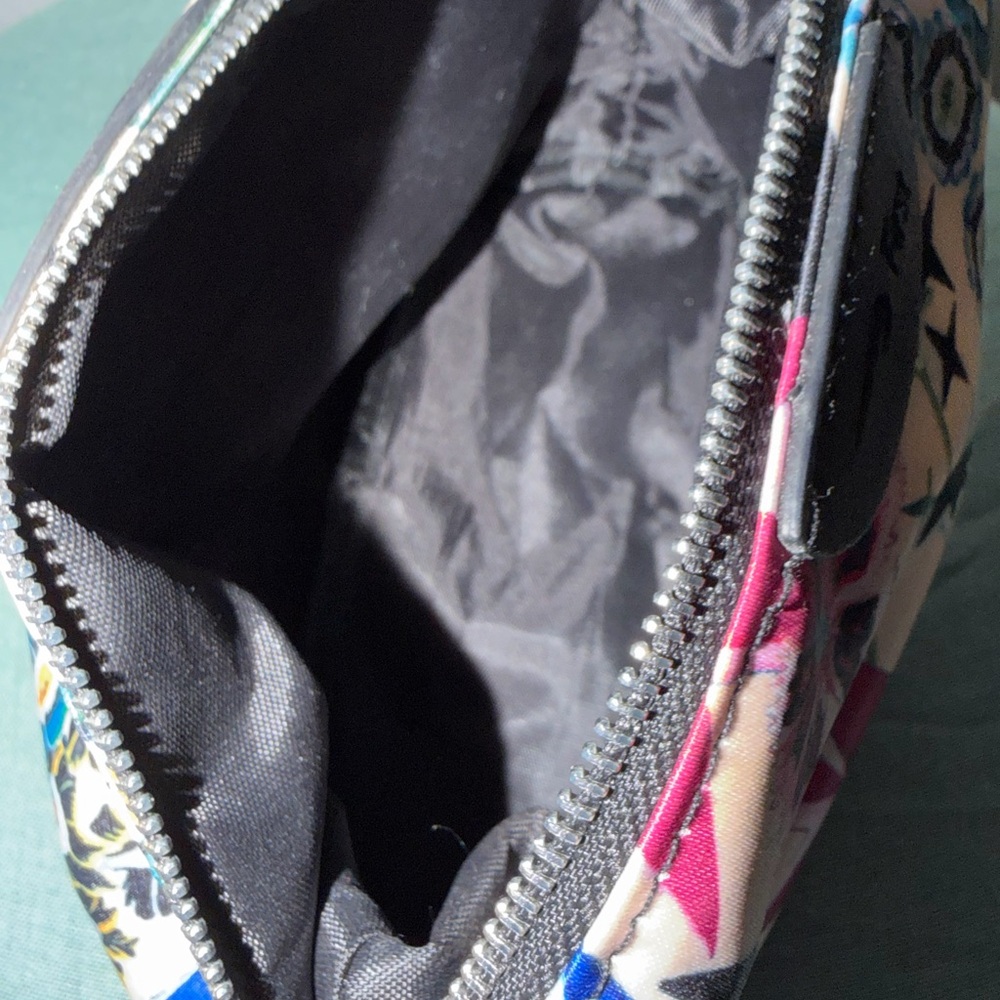 Temperley London Star and Floral Cosmetic Bag - Black, Blue, Cream - Picture 3 of 3